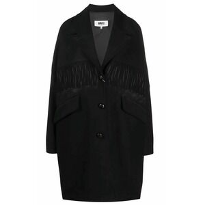 Maison Margiela MM6 Fridge Detail Wool Coat Oversized Size S Fits L XL